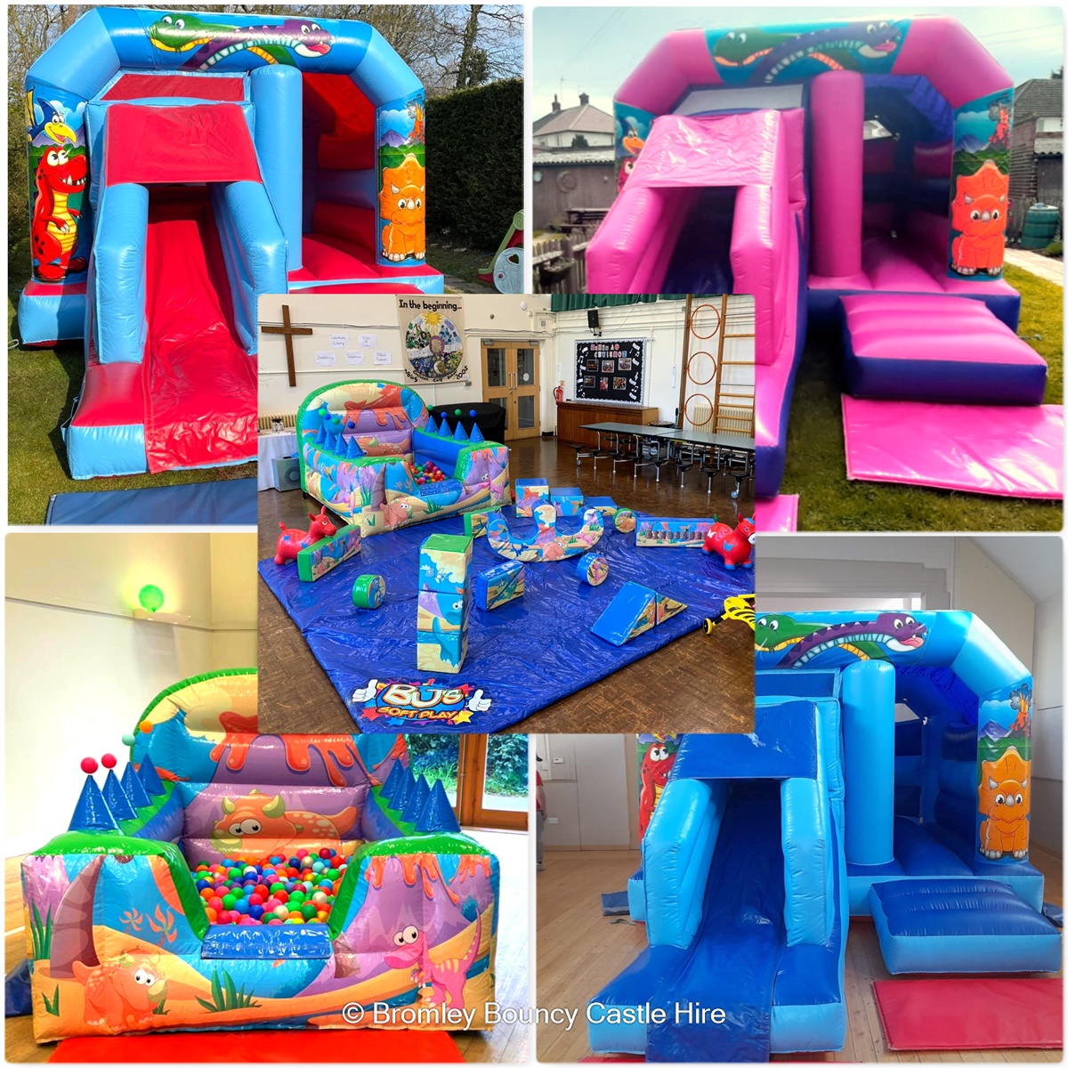 Dinosaur Soft Play Hire Bouncy Castles, Soft Play & Inflatable Hire