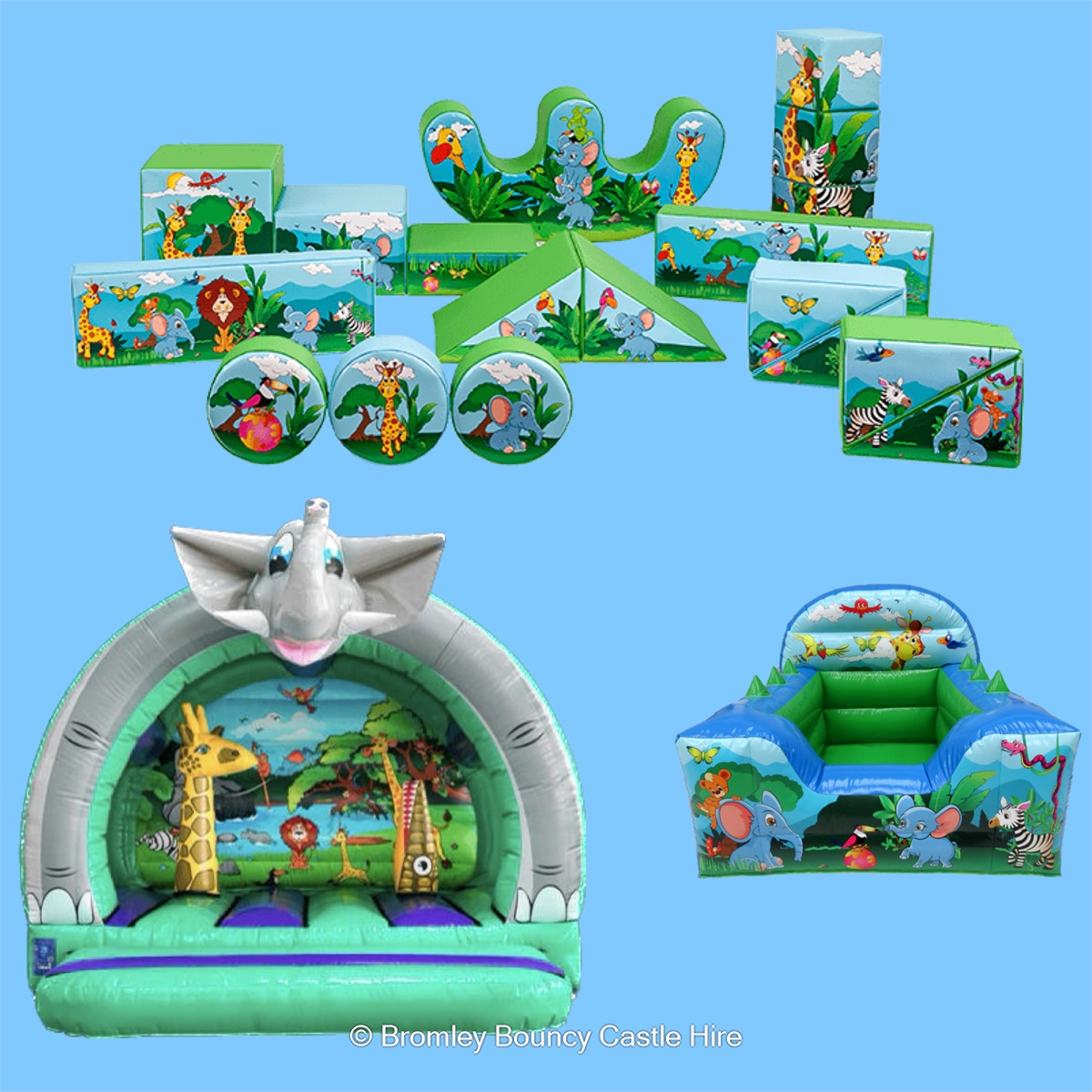 3D Bouncy Castles & Slides Bouncy Castles, Soft Play & Inflatable